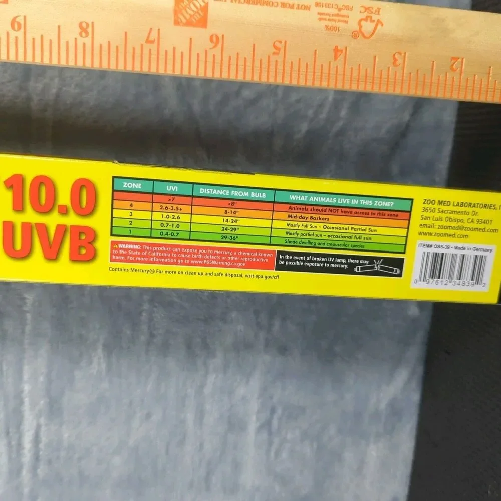 Zoo Med ReptiSun 10.0 UVB T5 High Output UVB Lamp, 34